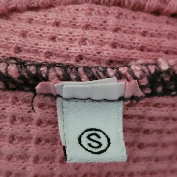 Anthropologie TLA waffle knit thermal top small - Picture 6 of 8